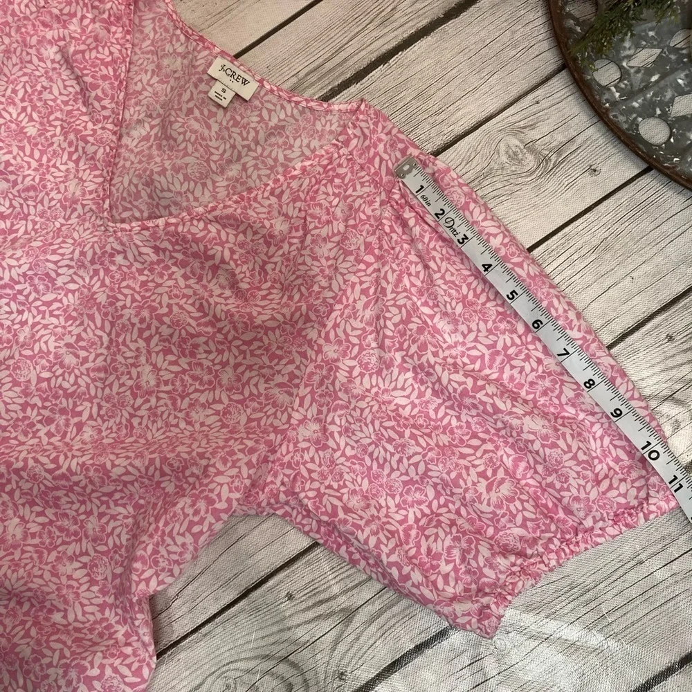 J. Crew Factory Floral Blouse